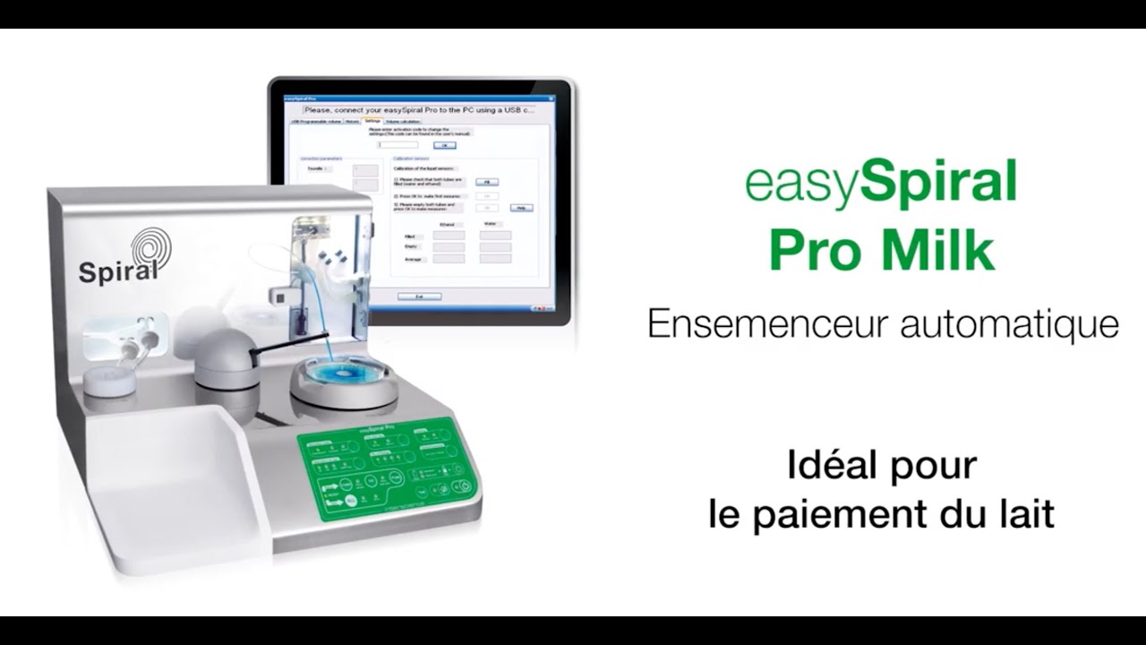 easySpiral Pro Milk - Ensemenceur automatique