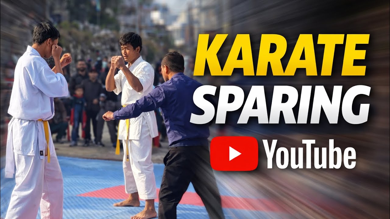 Karate Sparing Nepal🇳🇵From ( Kathmandu Techo )