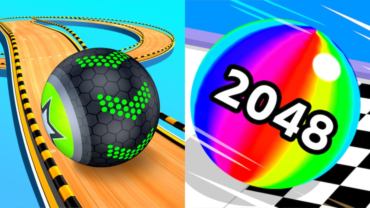 Going Balls Hard Level, Ball Run 2048 New Big Update Speedrun Gameplay All Level Android,iOS