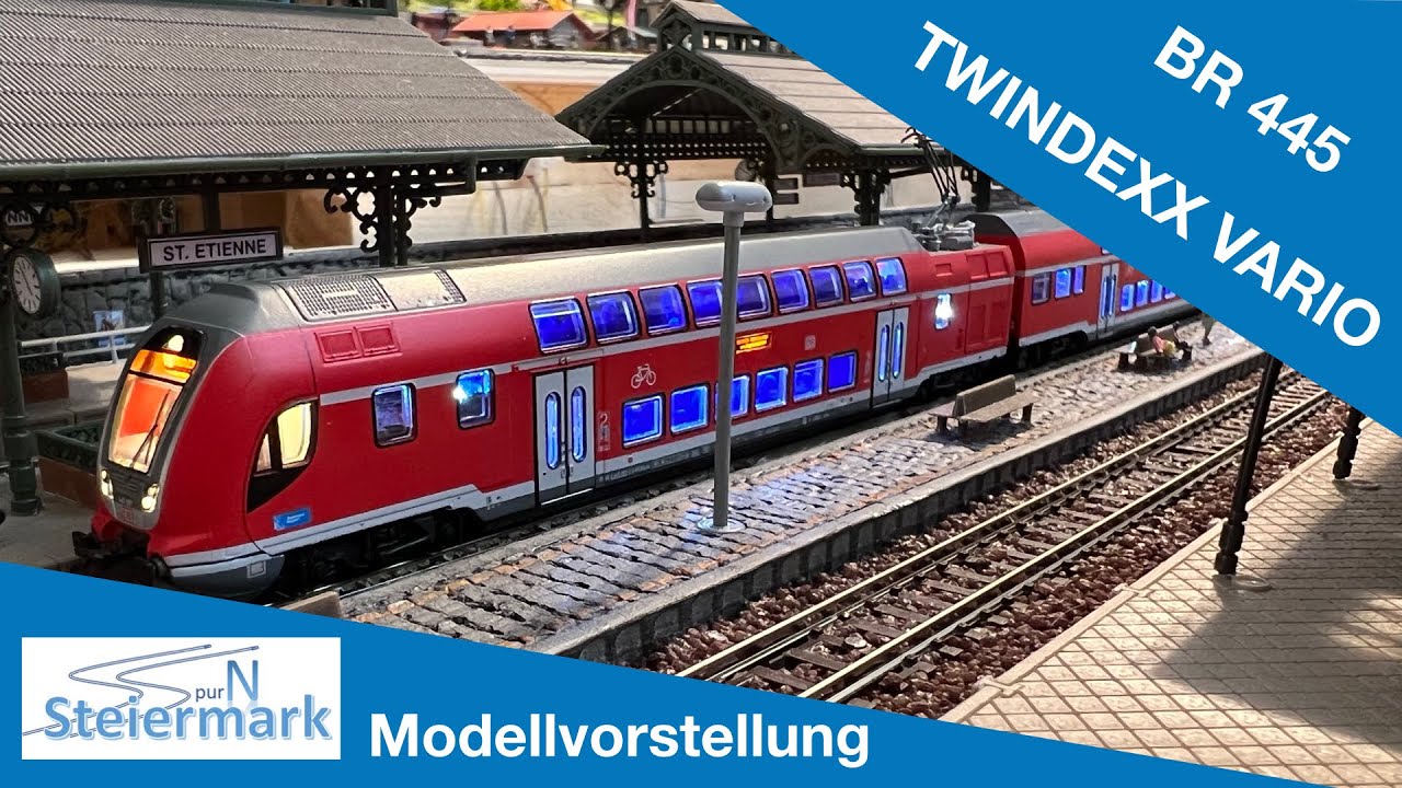 Spur N - TWINDEXX Vario / BR 445 - BRAWA 64519 - Modellvorstellung / 1:160