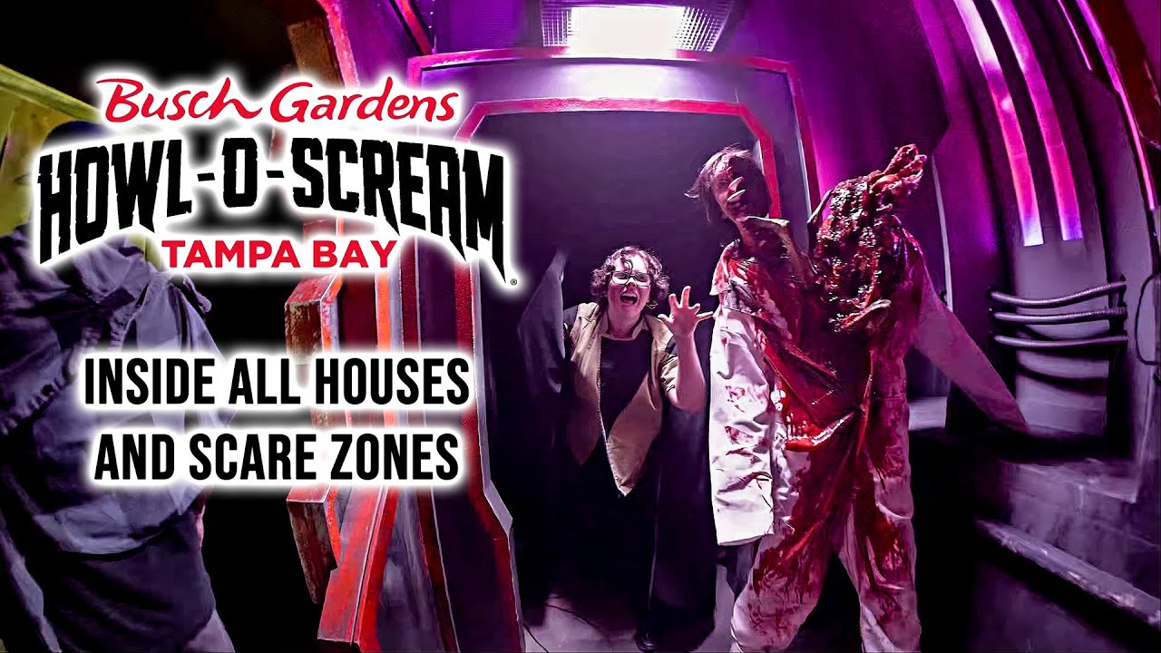 Howl O Scream Inside all Haunted Houses and Scare Zones at Busch Gardens Tampa 2025 10 16