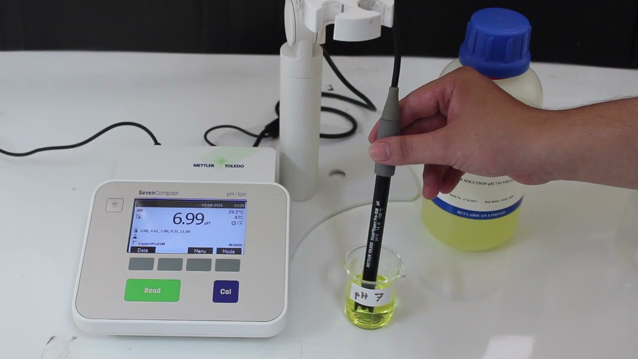 การใช้เครื่องวัดค่าพีเอช pH meter
