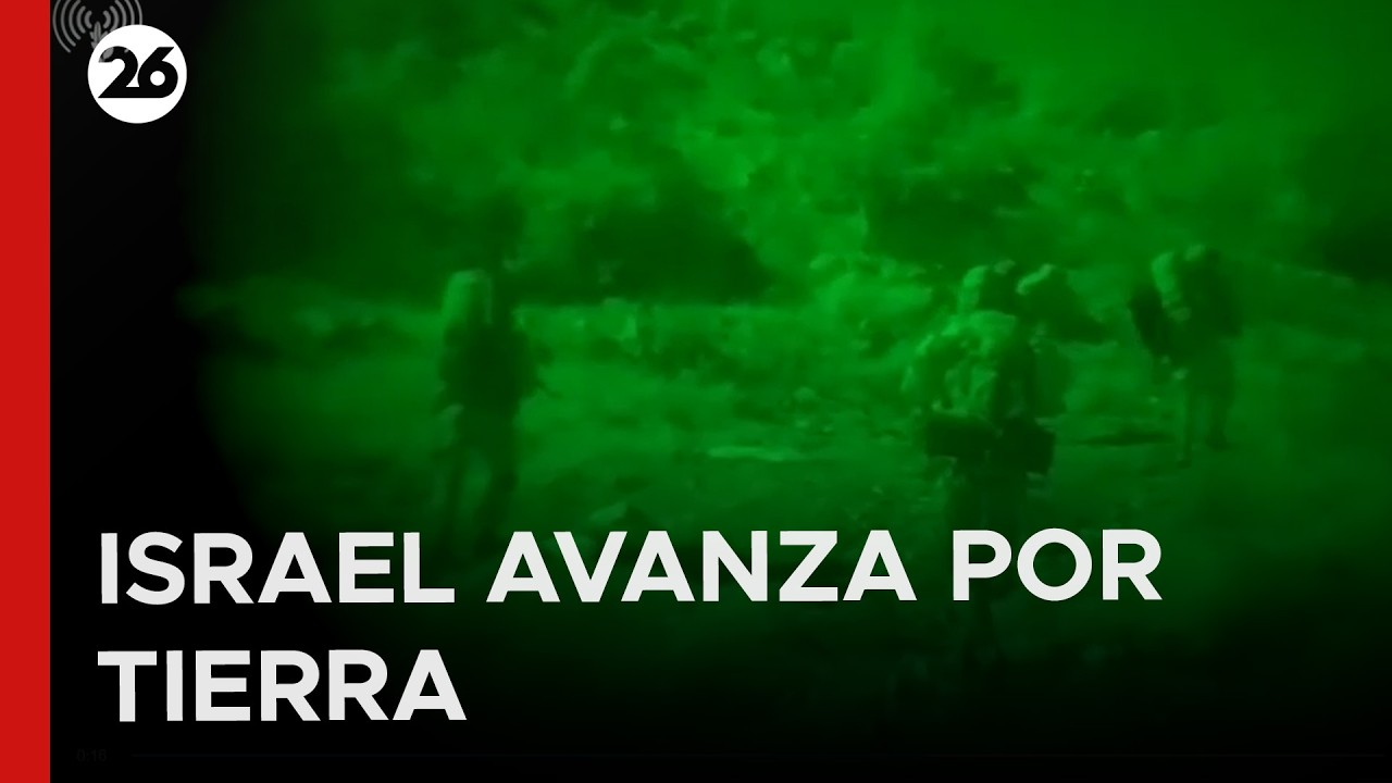 🚨 CAMPAÑA CONTRA HEZBOLÁ | Israel avanza por tierra en Líbano