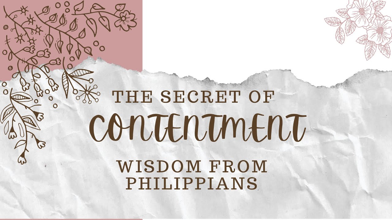 The Secret of Contentment