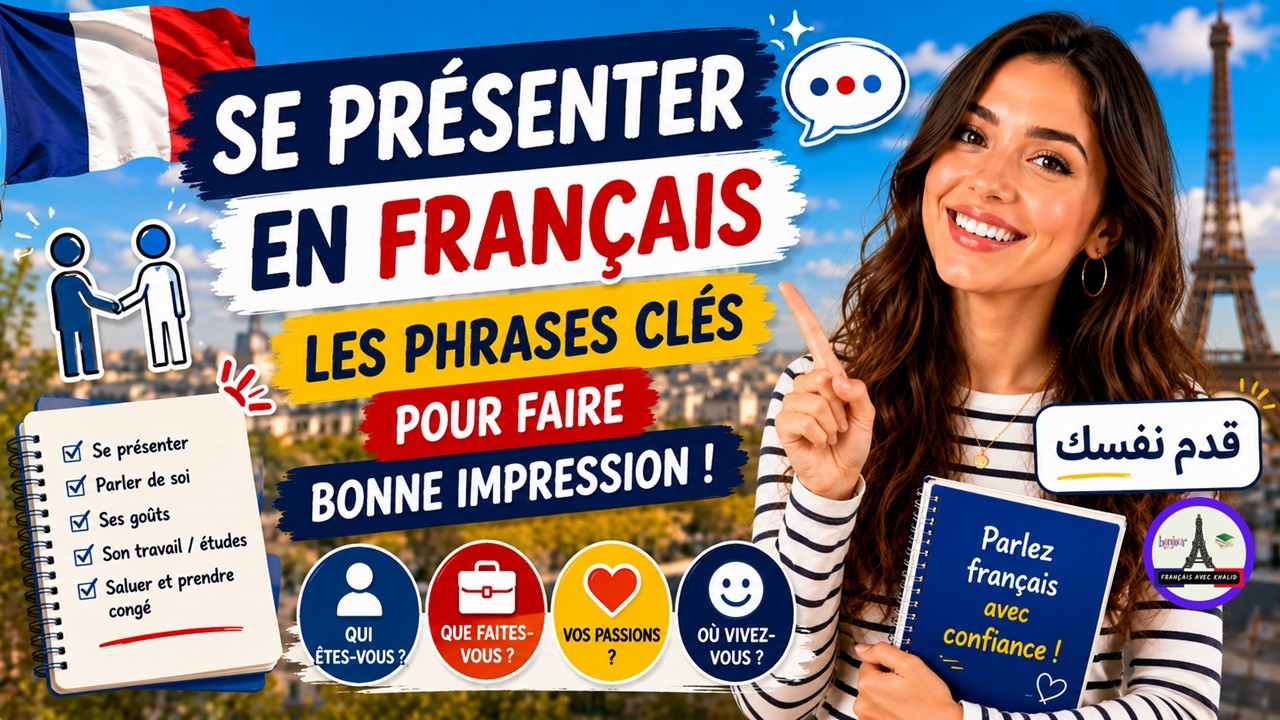Se présenter en français : Les phrases clés pour faire bonne impression ! 💬قدم نفسك