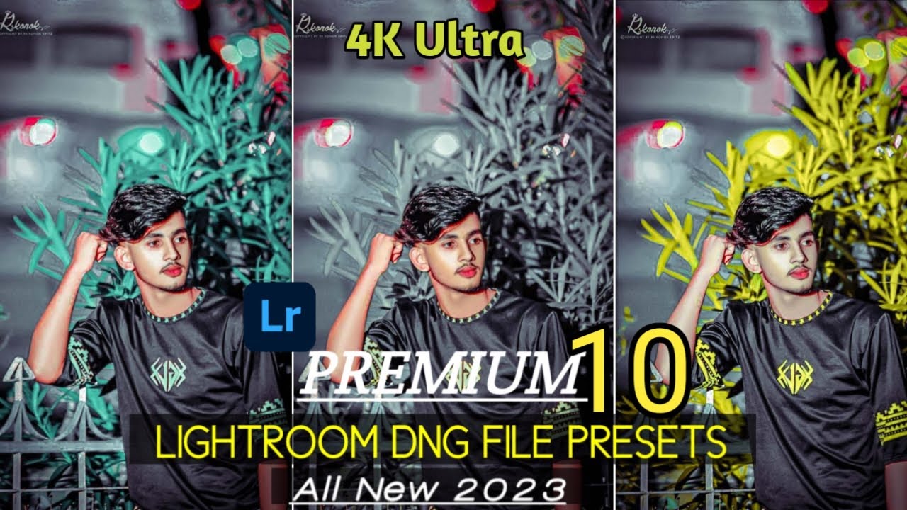 Premium 10 lightroom dng file presets ( Ultra 4K ) Top 10 presets free || all new 2023 |