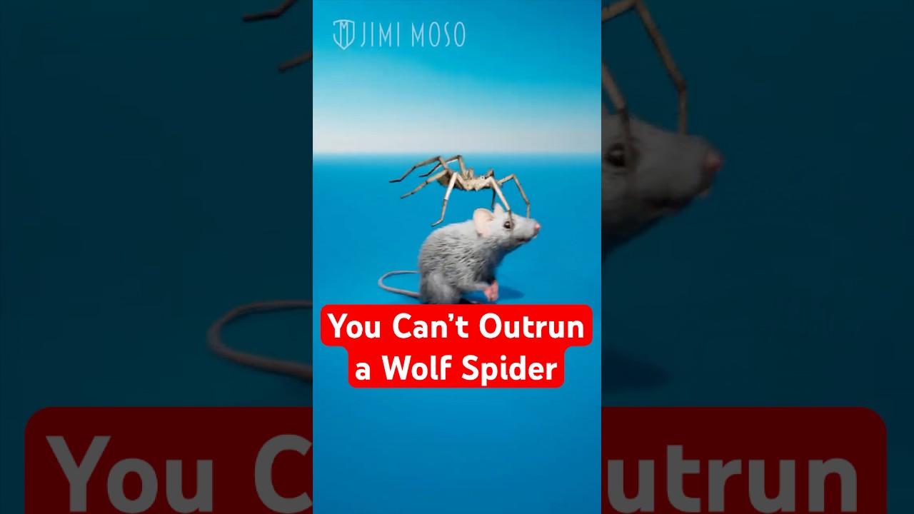 Почему невозможно убежать от паука-волка 🕷️
