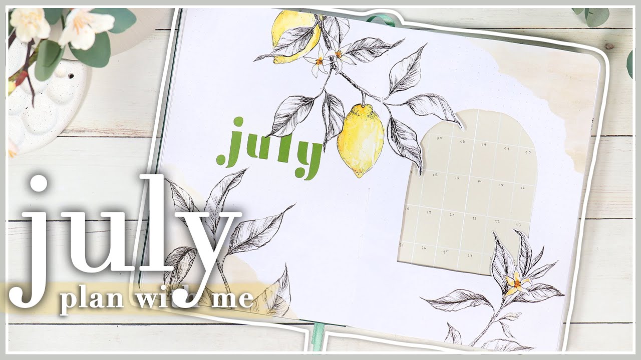 🌿 JULY 2022 Plan With Me // Bullet Journal Monthly Setup