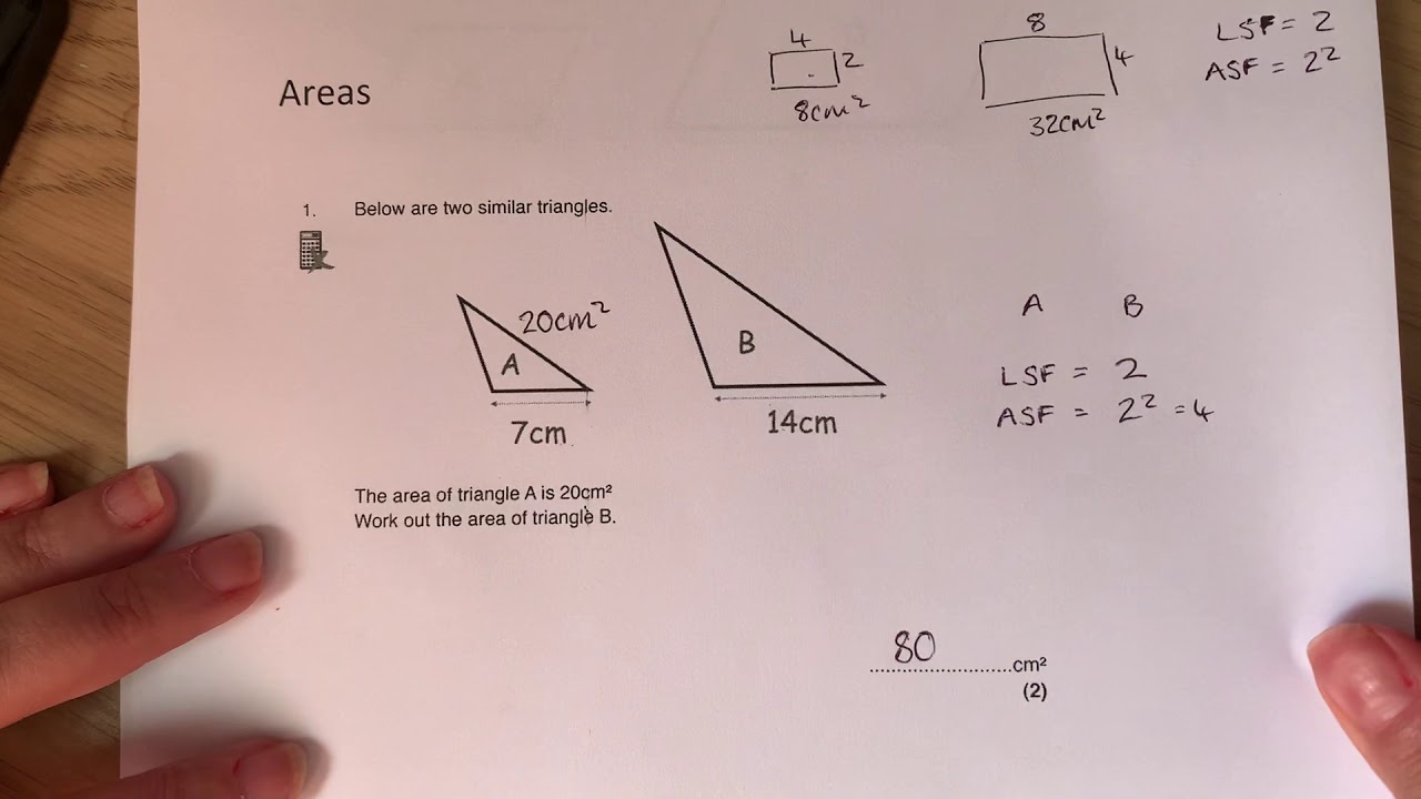 Similarity - lengths and area