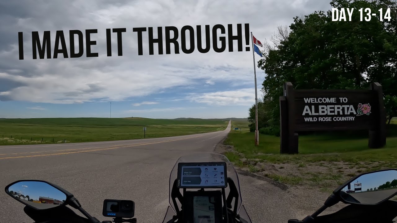 I have crossed the border! Yamaha Tenere 700 to Alaska Ep: 12.