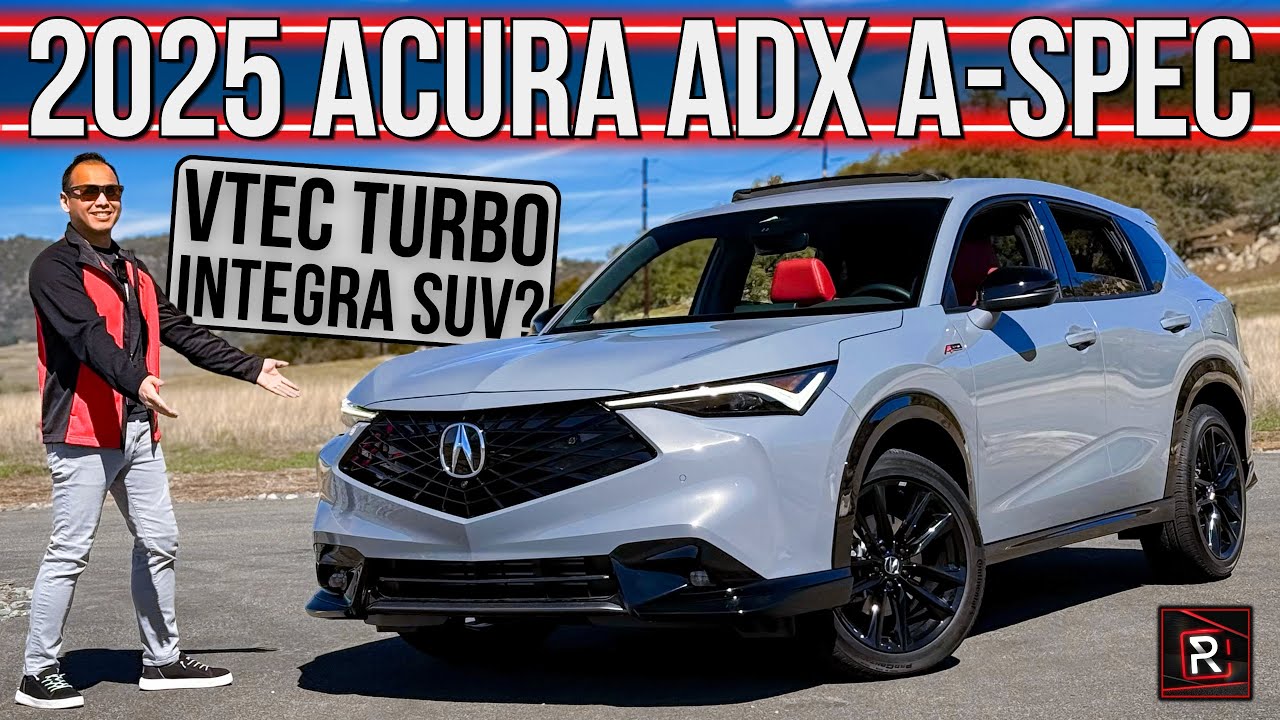 The 2025 Acura ADX A-Spec Is An Advanced Gateway SUV With VTEC Turbo Power