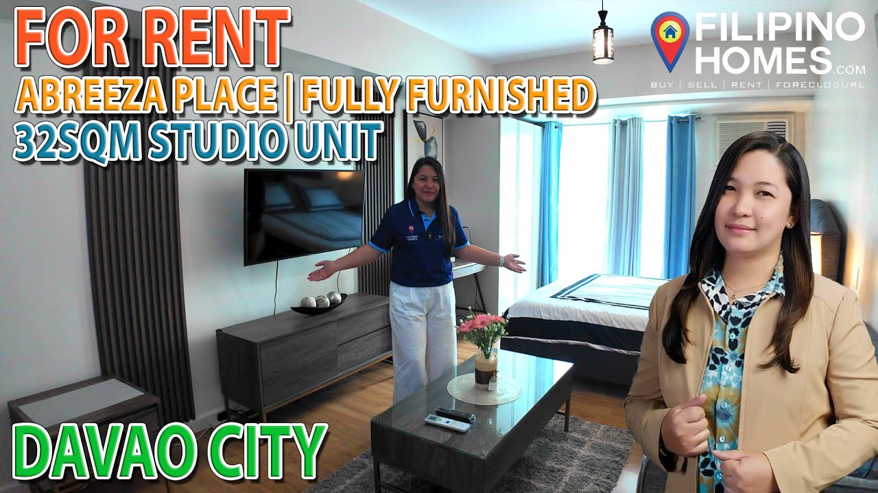 ABREEZA PLACE CONDO FOR RENT | STUDIO UNIT | AYALA LAND | DAVAO CITY