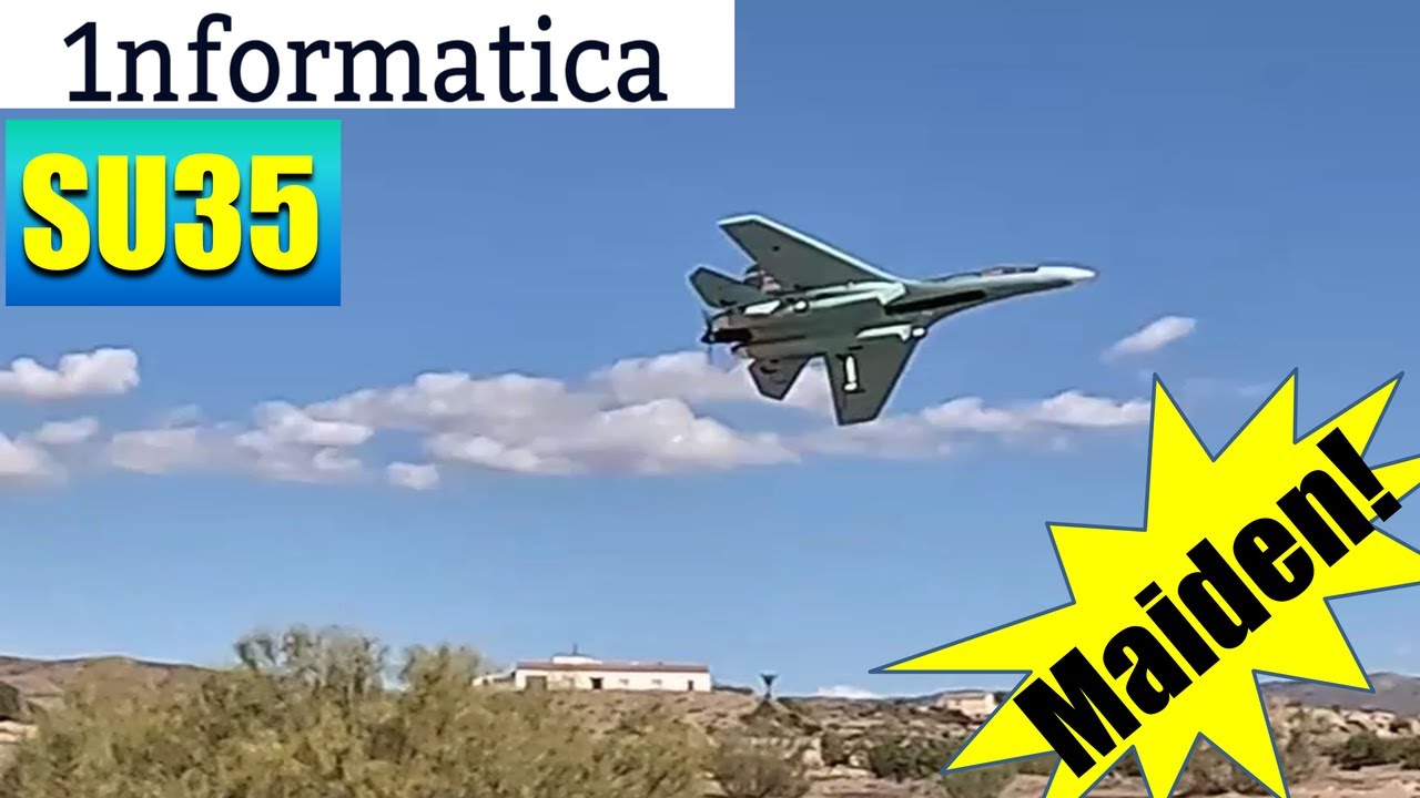 QF009 SU 35 Fighter: Unboxing & Flying the 3D/6D RC Airplane | Stabilization & Performance Test