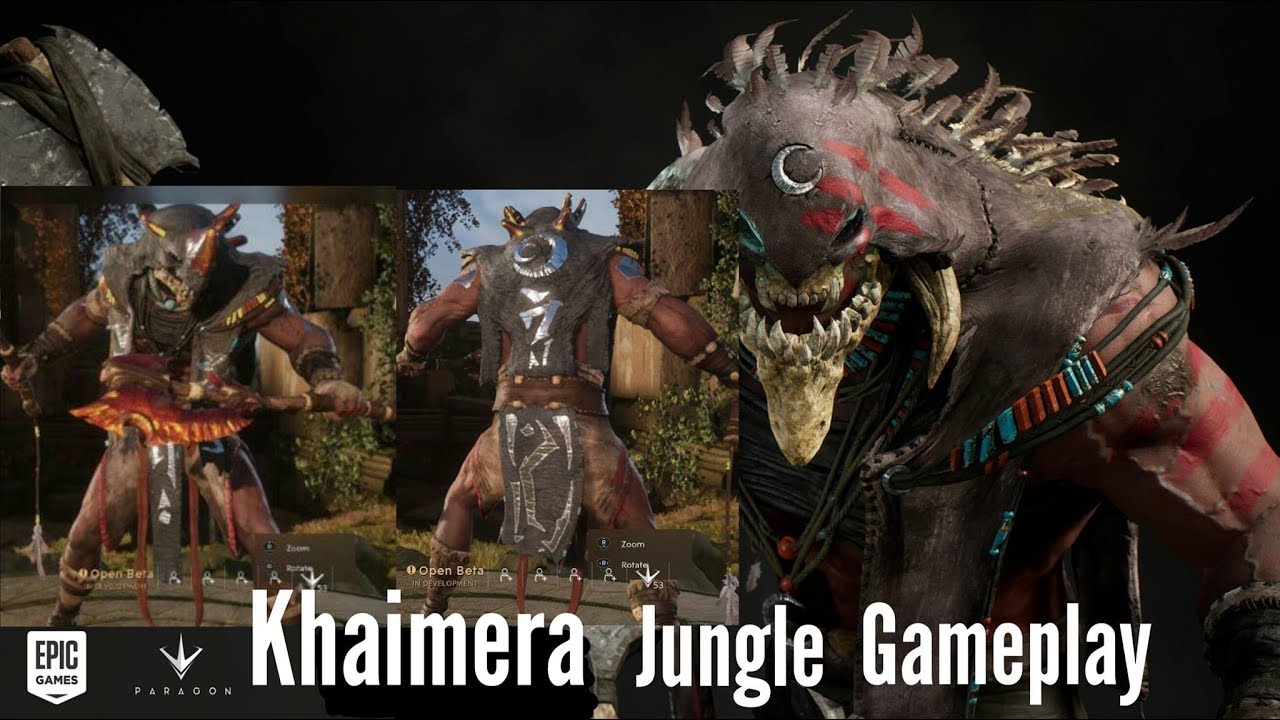Paragon V44 | Khaimera Jungle Gameplay Part 1/2 (Ft Arancar_Hatake)