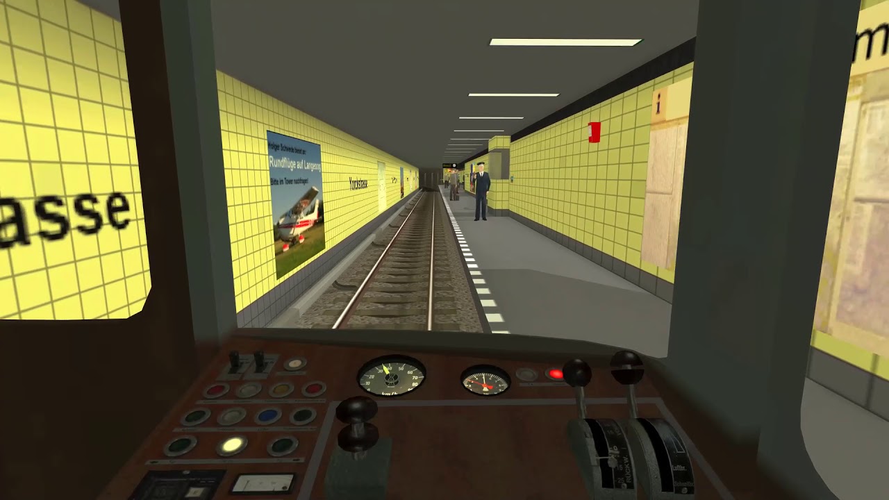 Trainz: A New Era - Berlin U-Bahn Back Cab-View (Südstern - Richard Wagner Platz)