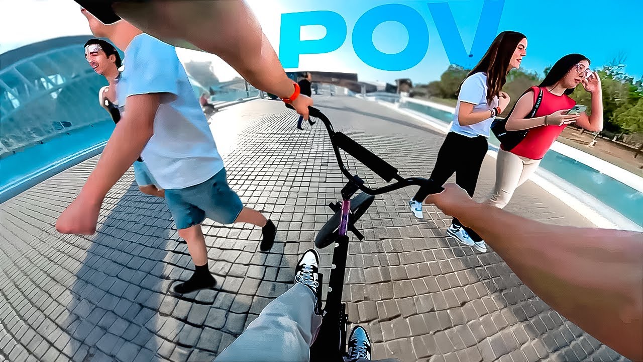 pov: Monto BMX en una Ciudad del año 2070