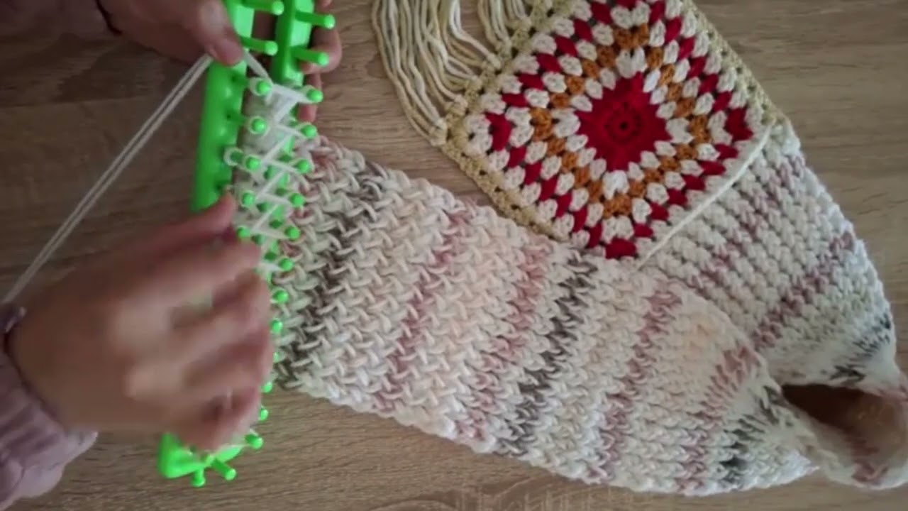 Knitting loom for beginners step by step 