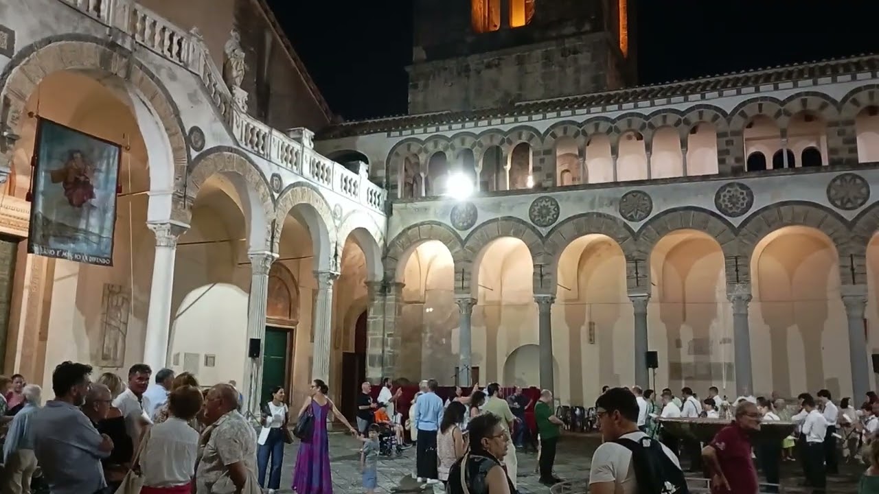 Momenti conclusivi Alzata del Panno San Matteo Patrono di Salerno 21/08/2024 2024