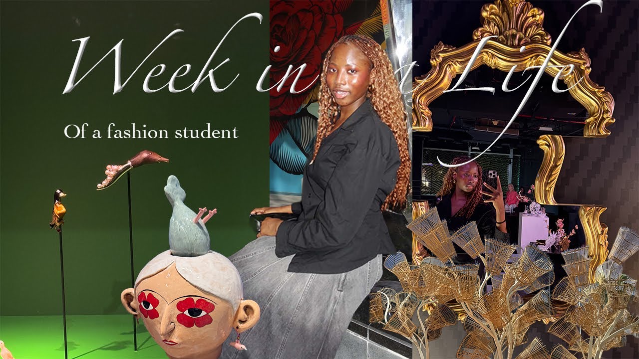 Weekly Vlog |  Fashion School, Design Week & Comedy Show