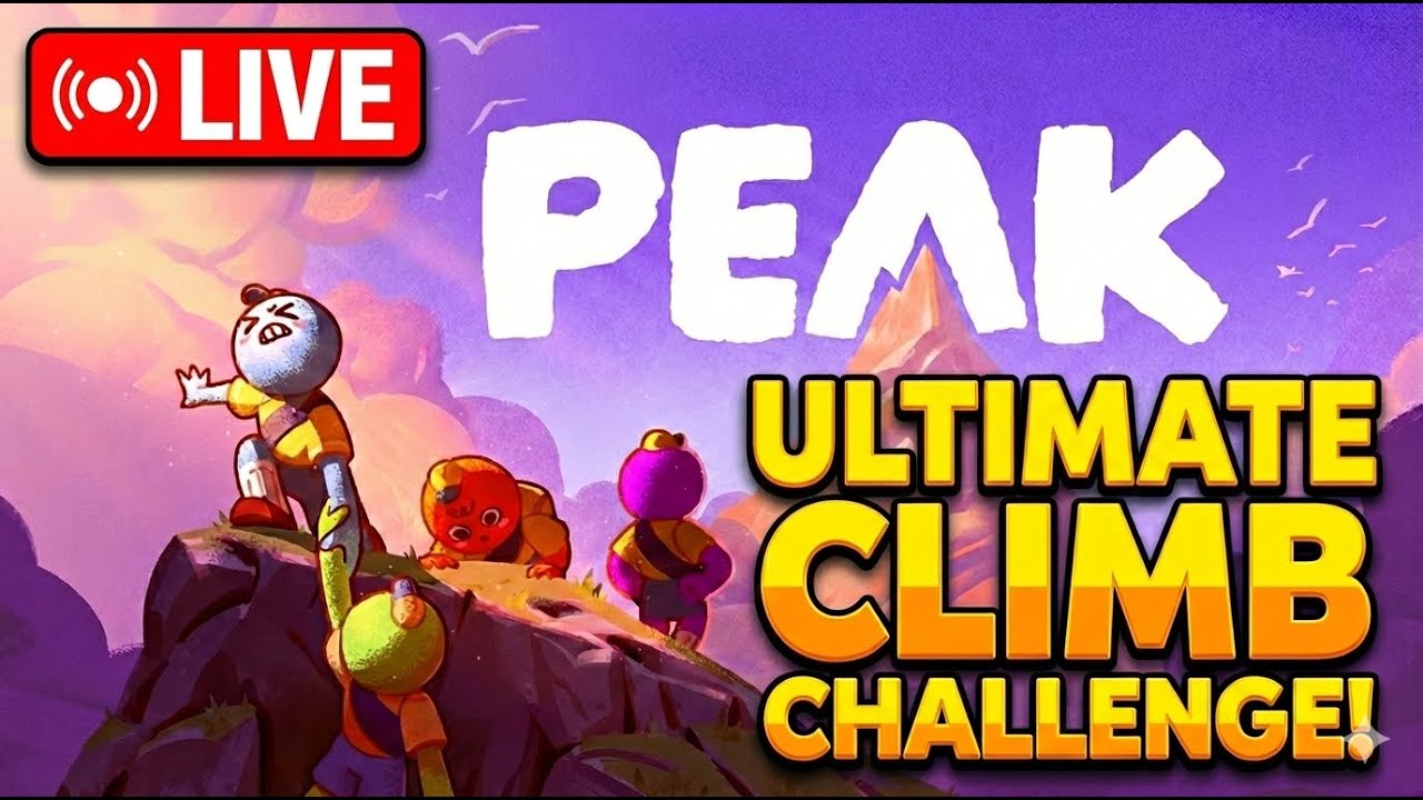 HE ULTIMATE CLIMB CHALLENGE! 🏔️ Can We Conquer the Mountain in PEAK? 🔴 LIVE