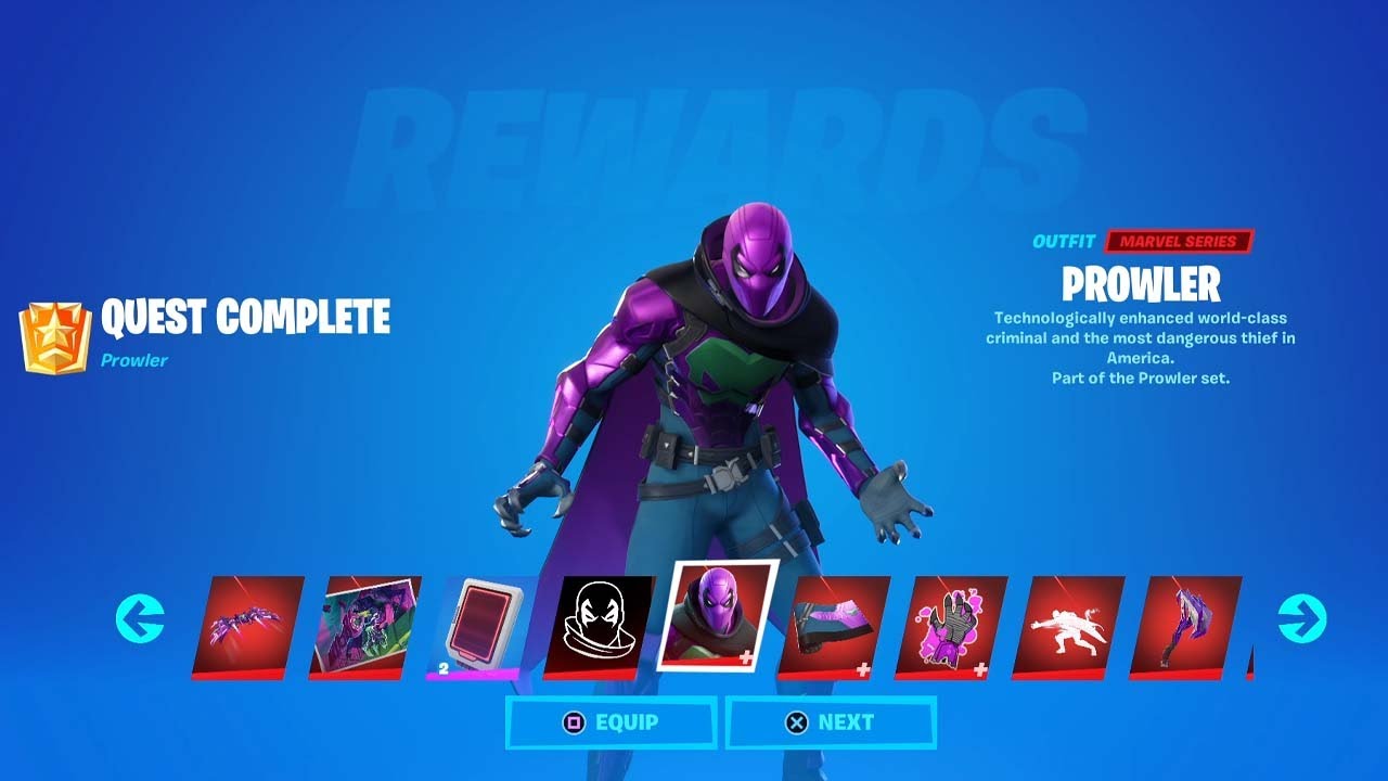 Fortnite Complete 'Prowler' Quests Guide - How to Unlock All Prowler Rewards