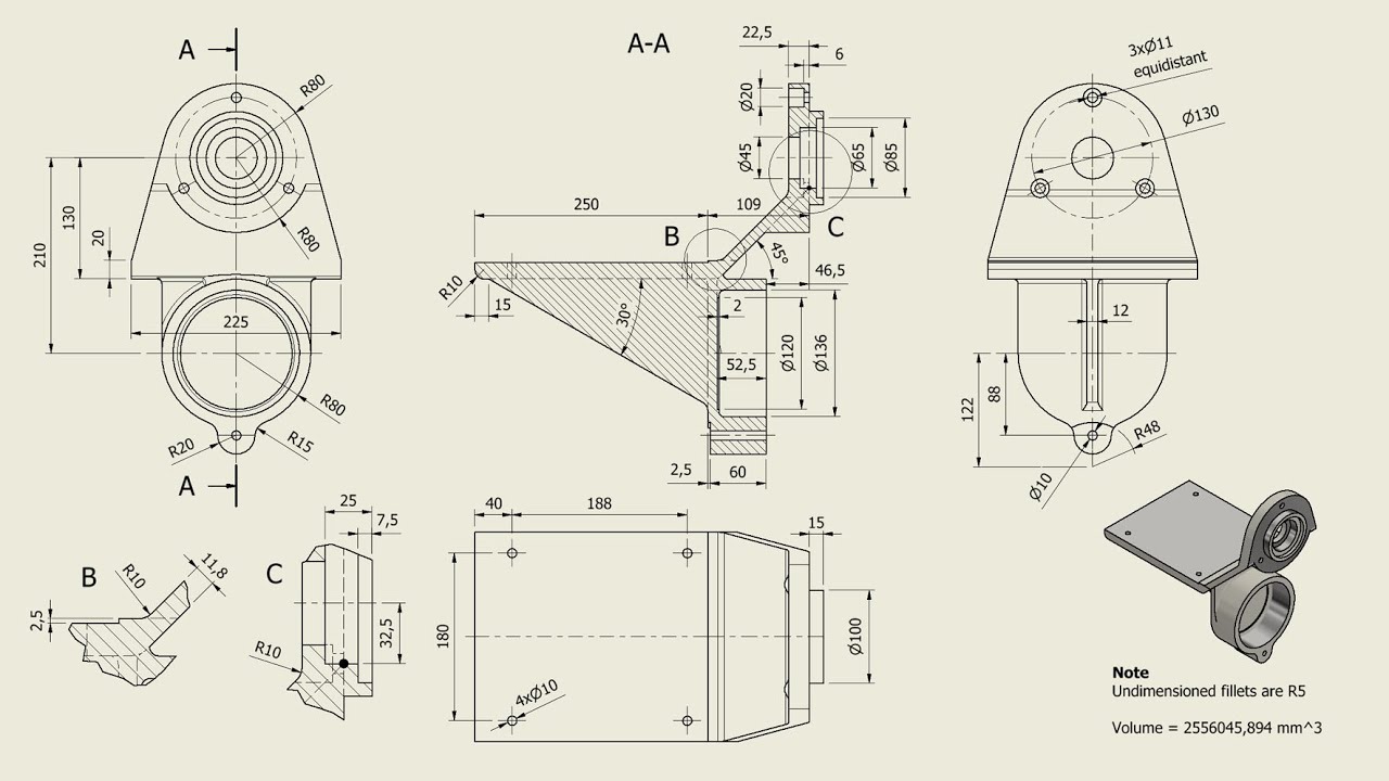 Учебное пособие Inventor - 494 ПОДДЕРЖКА АППАРАТА