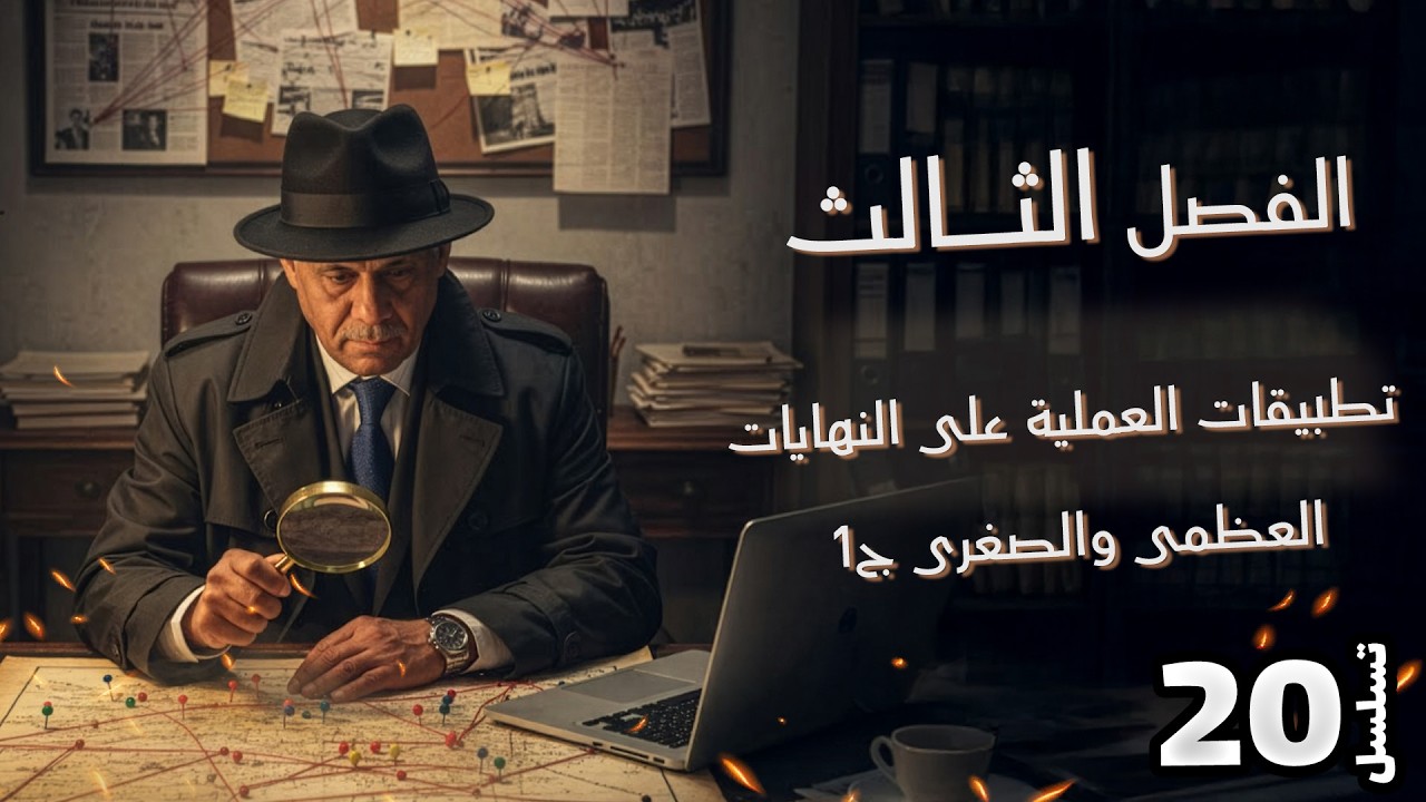 الفصل الثالث - المحاضرة 20 - تطبيقات العملية على النهايات  العظمى والصغرى ج1 صادق الحسيناوي - السادس