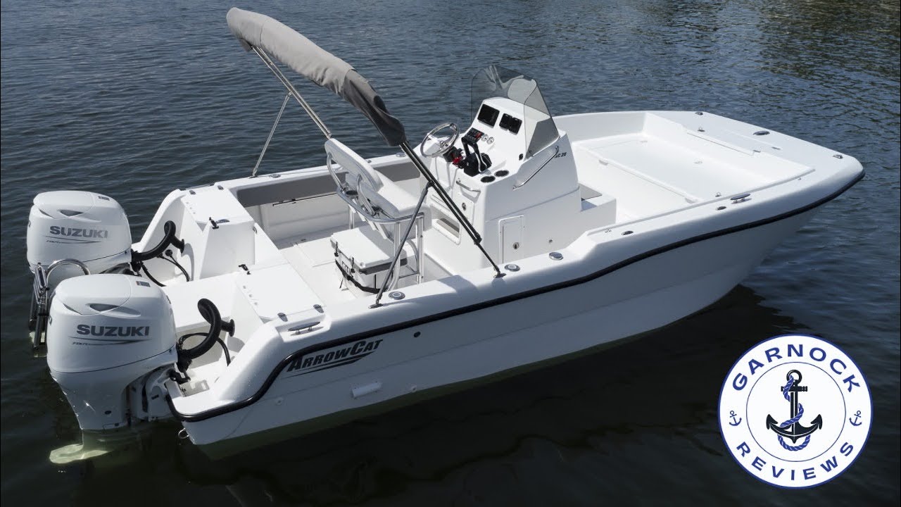 ArrowCat AC20 Review | Center Console Power Catamaran Walkthrough