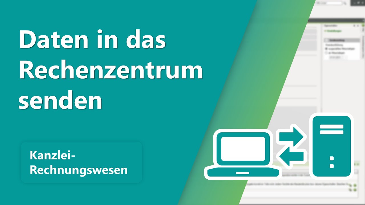 Daten in das DATEV-Rechenzentrum senden