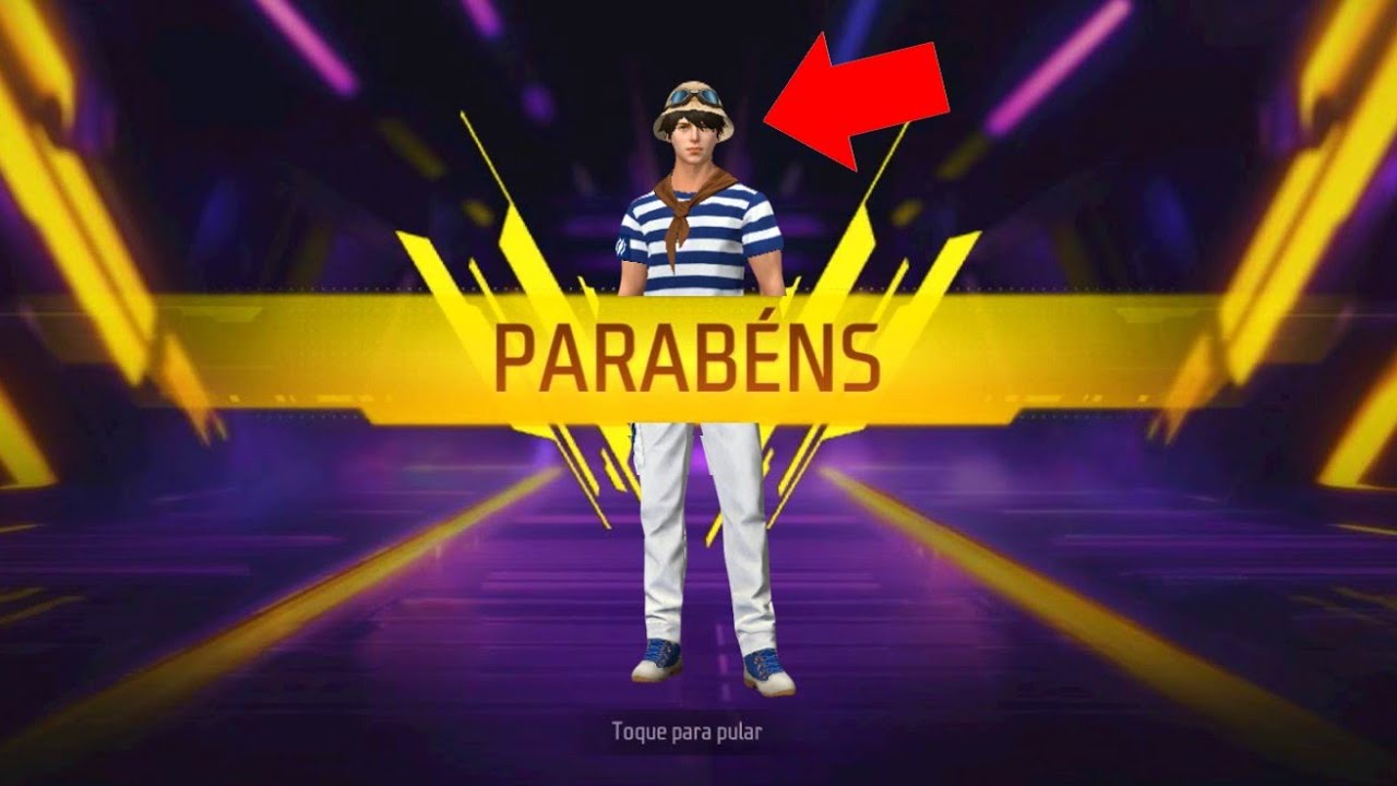 Como Conseguir a nova skin do CONJUNTO AVENTUREIRO 2.0 GRÁTIS no Free Fire! 