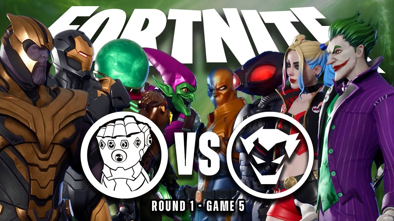Marvel Villains vs DC Villains In Fortnite | Round 1 - Game 5