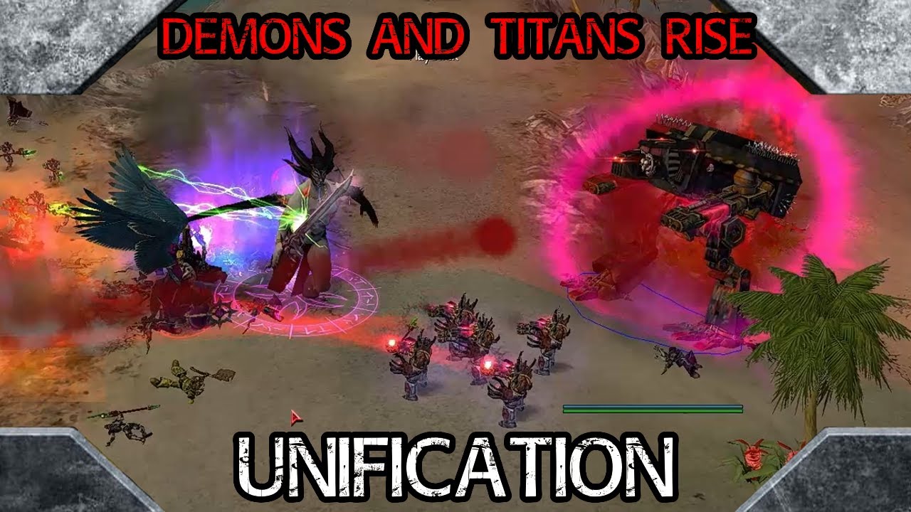 Warhammer 40,000: Dawn of War Unification - 2 vs 2 Death GUard, Chaos vs Necrons, Thousand Sons