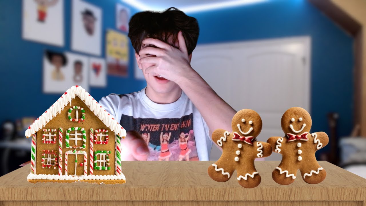 Making A Gingerbread House Blind Was A Mistake...