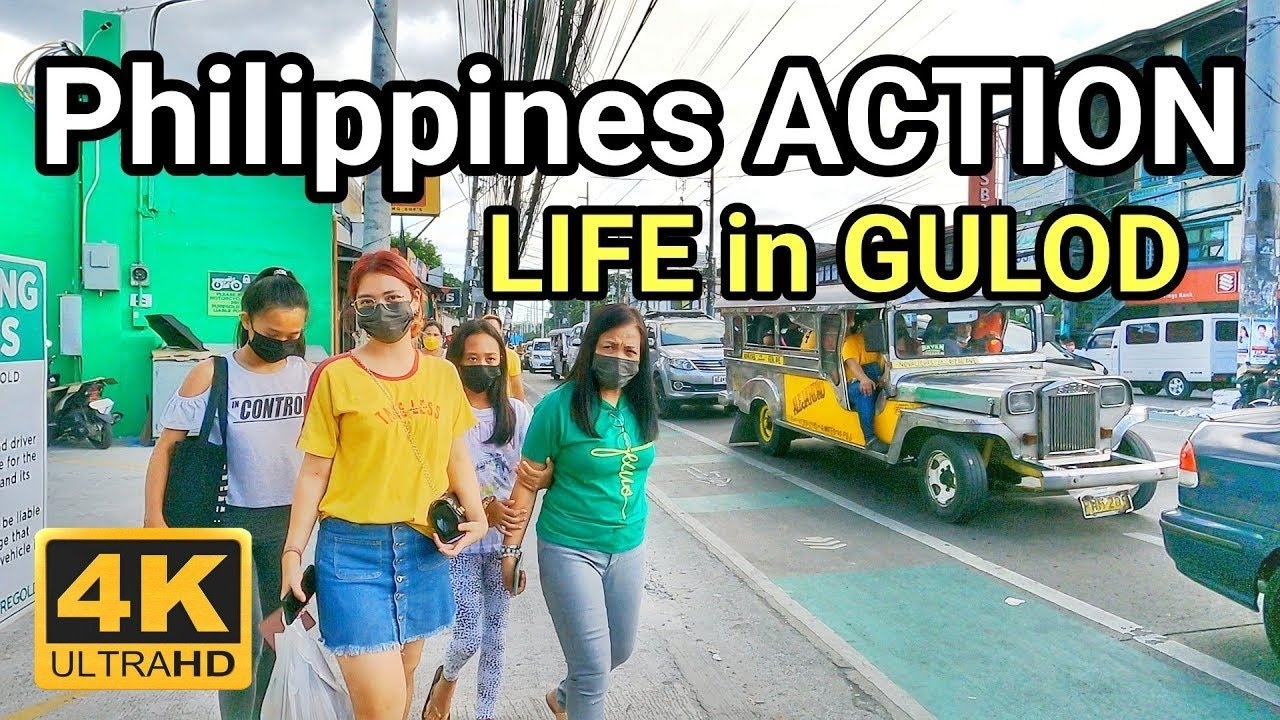 LIFE ACTION SCENES at GULOD | WALKING in NOVALICHES Philippines [4K] 🇵🇭