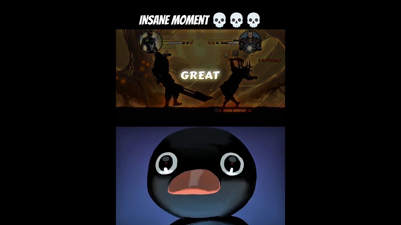 INSANE MOMENT 💀💀💀#shorts #shadowfight2 #memes #shortsfeed