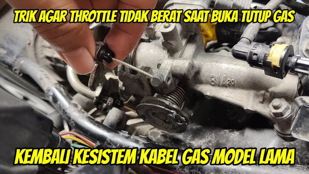 Tarik Gas Berat Lepas Gas Gak Mau Balik Part.1 #kabelgas #gasmotor #gasmatic