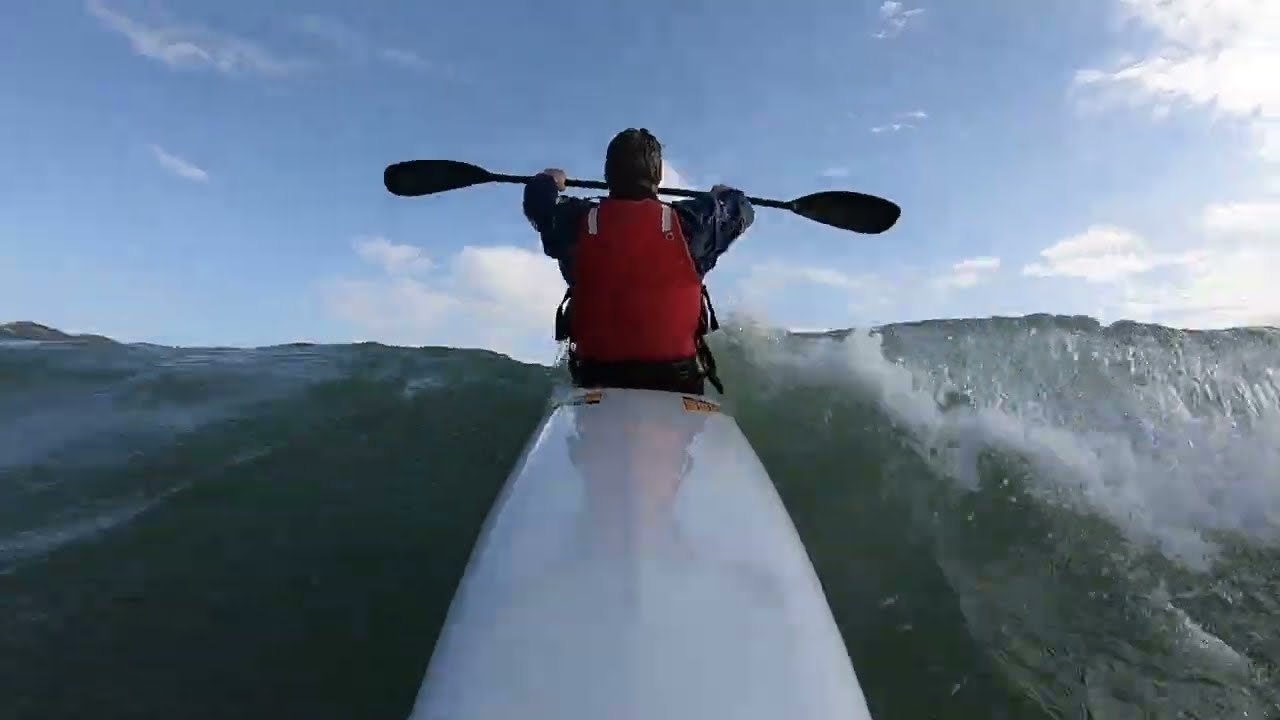 Surfski Fenn Bluefin-s one breaking wave hit my face and let me k.o. for a moment