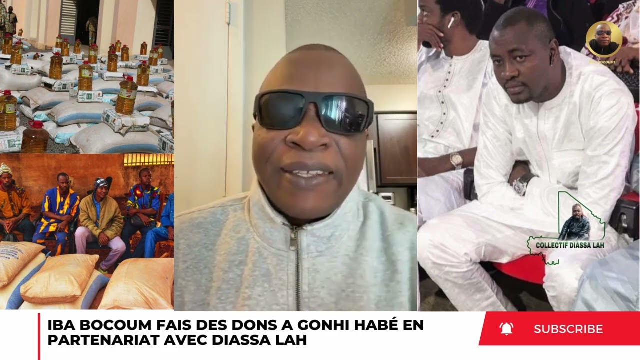 IBA BOCOUM FAIS DES DONS A GONHI HABÉ EN PARTENARIAT AVEC DIASSA LAH 