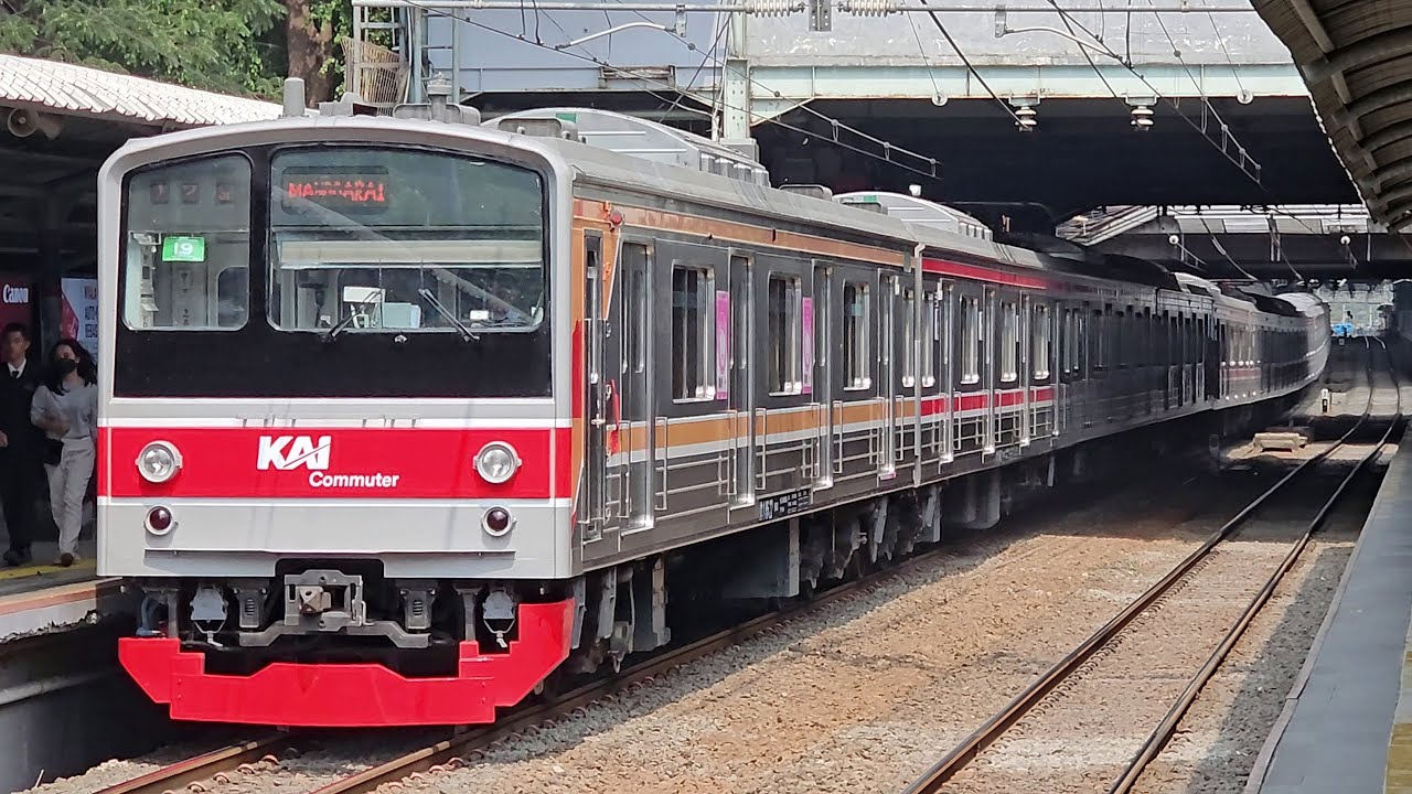 Stasiun Sudirman: Kompilasi KRL Commuter Line [4K] | JR 205, TM 6000, EA 203