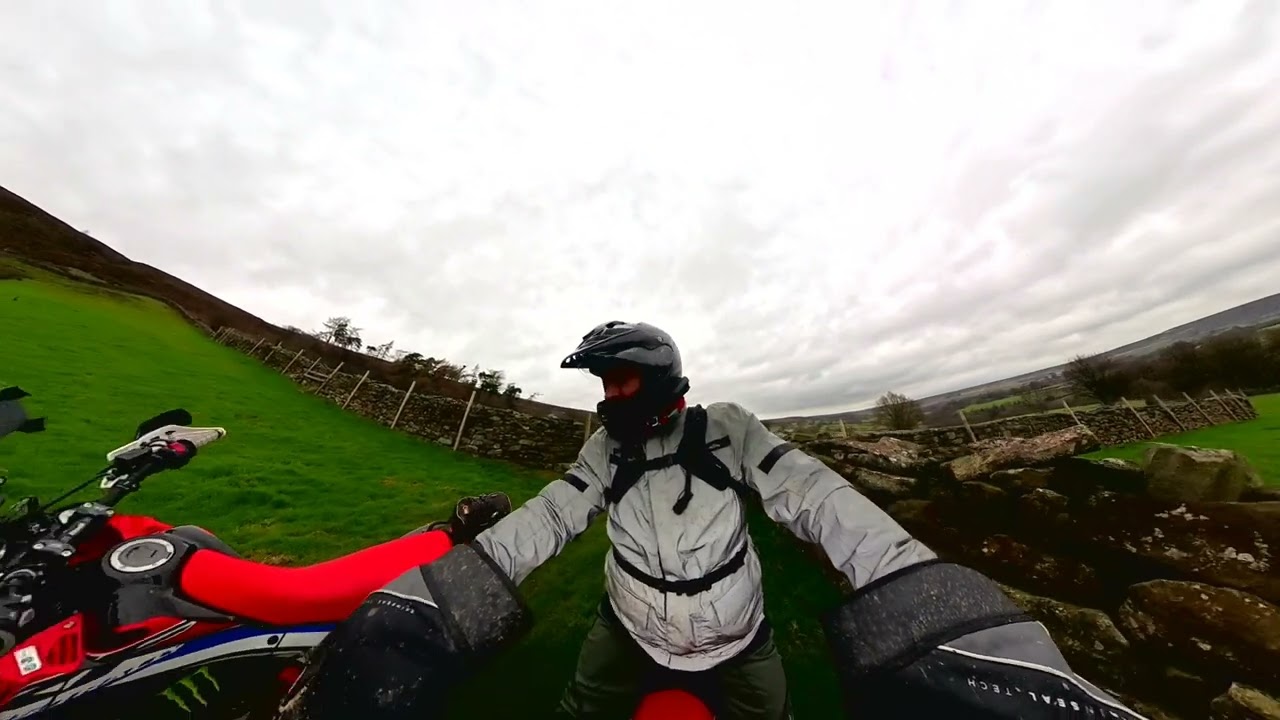Westerdale green lane on Honda CRF250l and Rally
