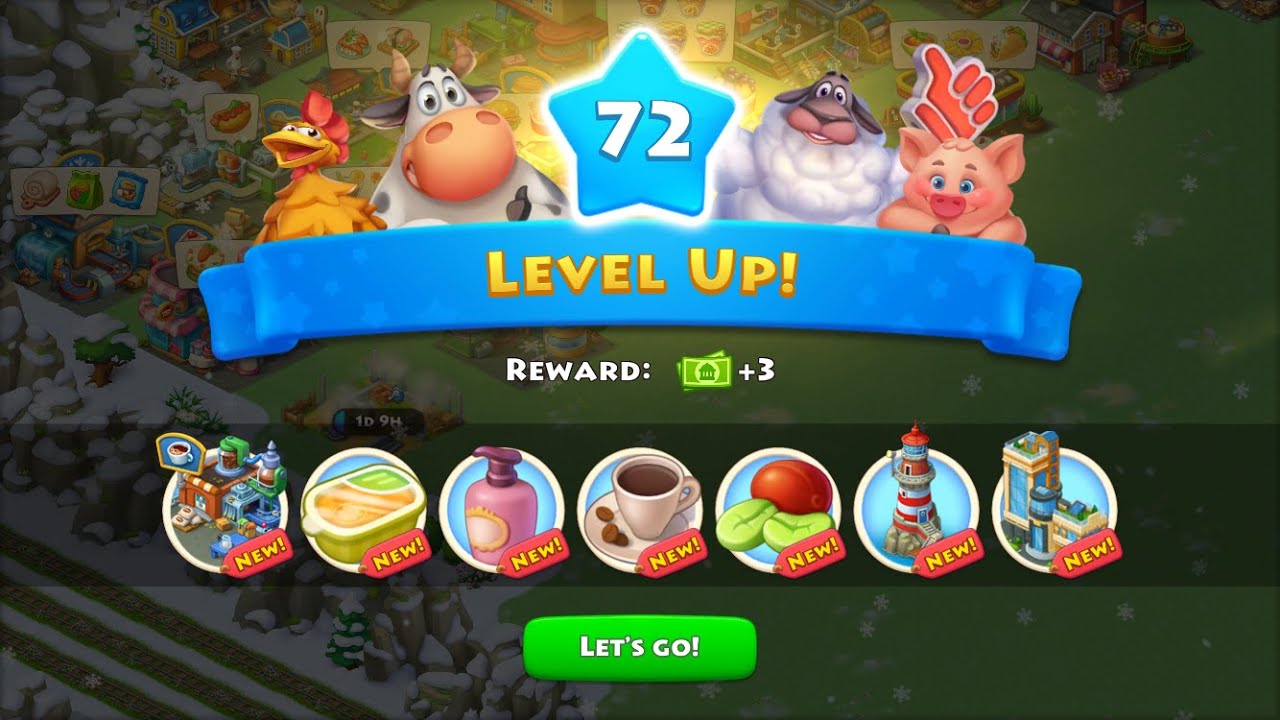 TOWNSHIP MOBILE GAMEPLAY LEVEL 72