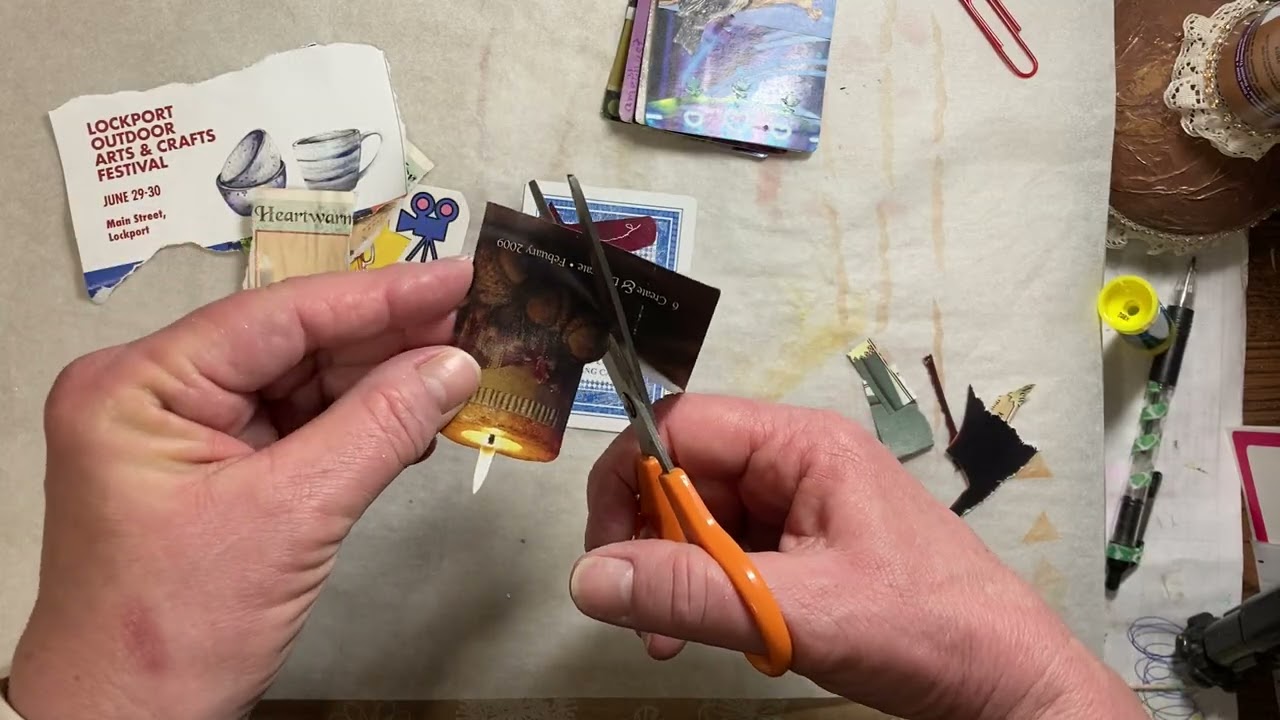 52 Card Stick Up, a mini glue it series :) WK 5, C Collage :)
