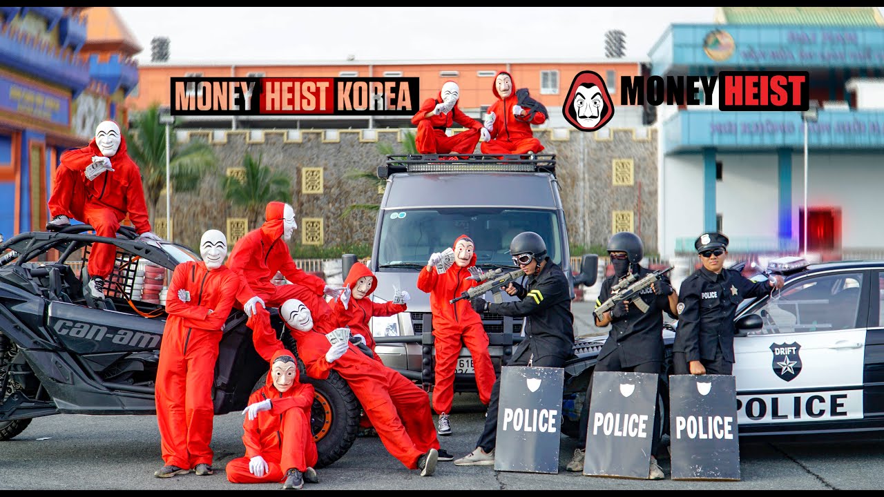 PARKOUR MONEY HEIST KOREA SPECIAL vs POLICE ( BELLA CIAO REMIX ) live action