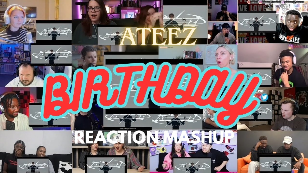ATEEZ (에이티즈) - 'BIRTHDAY' Official Music Video REACTION MASHUP