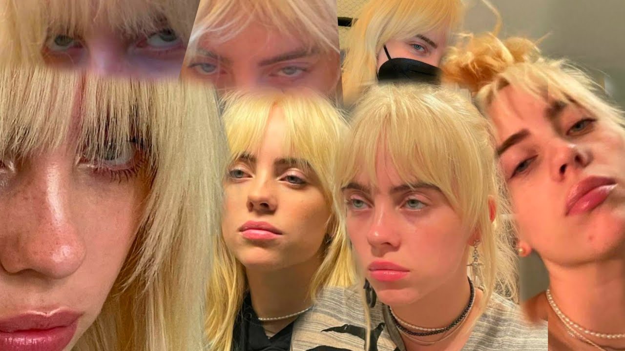 All the photos and videos of blonde Billie Eilish + her live