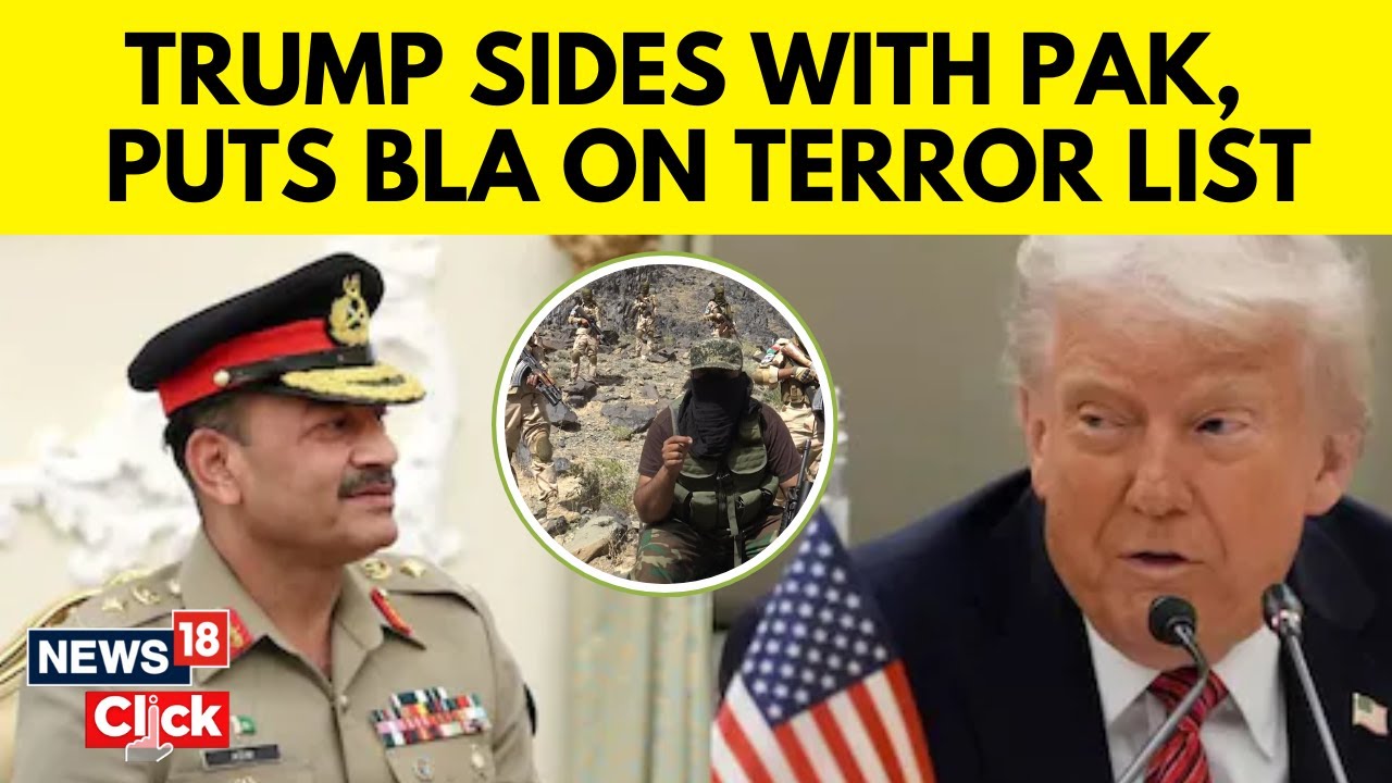 U.S Labels Balochistan Liberation Army Terrorist During Asim Munir&rsquo;s Washington Visit | N18G