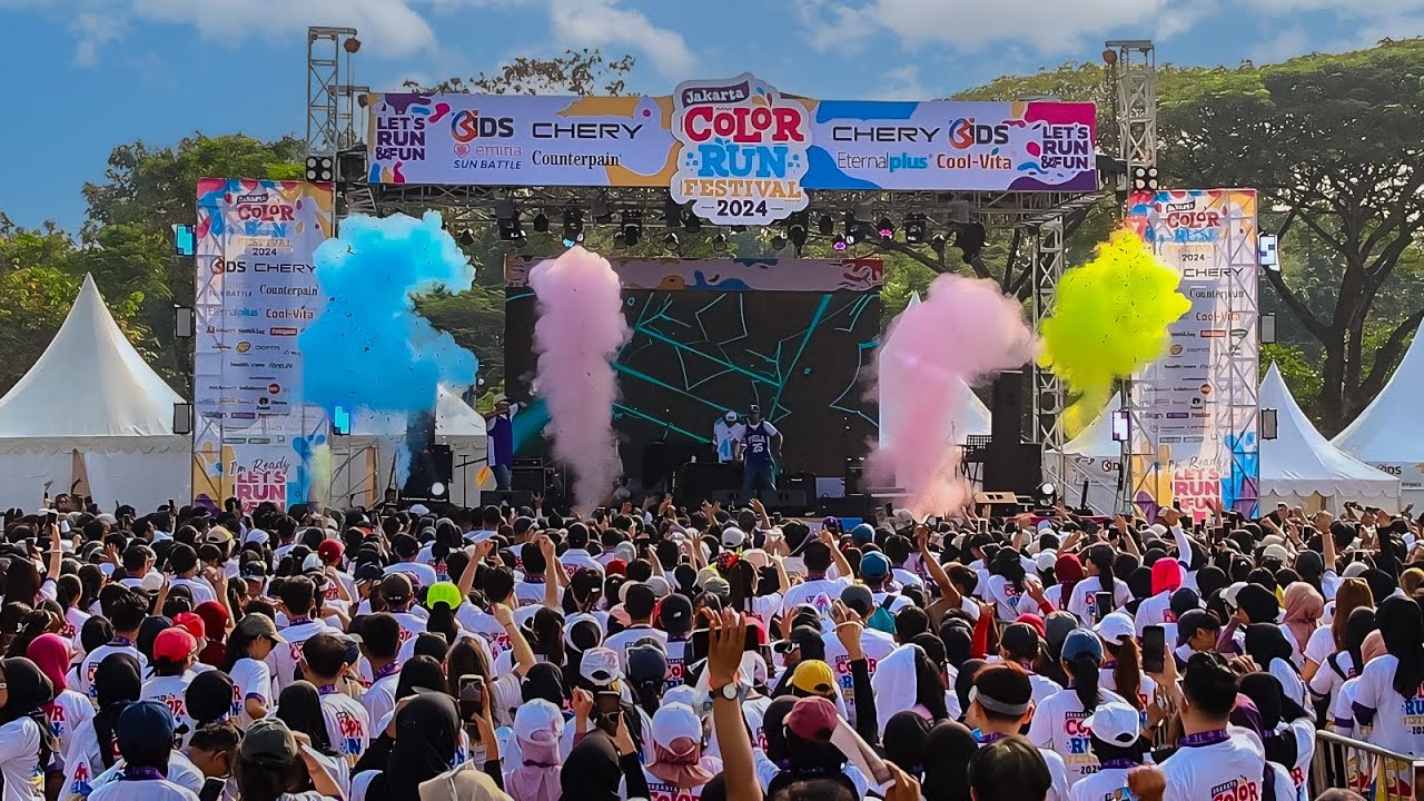 5K Penuh Warna & Semangat! Terima kasih Jakarta Color Run Festival 2024 ! #jakartacolorrunfestival
