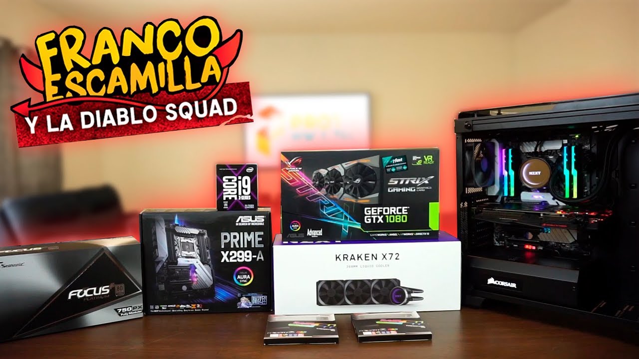 Ensamblando PC del Diablo squad de Franco Escamilla - Proto Hw & Tec