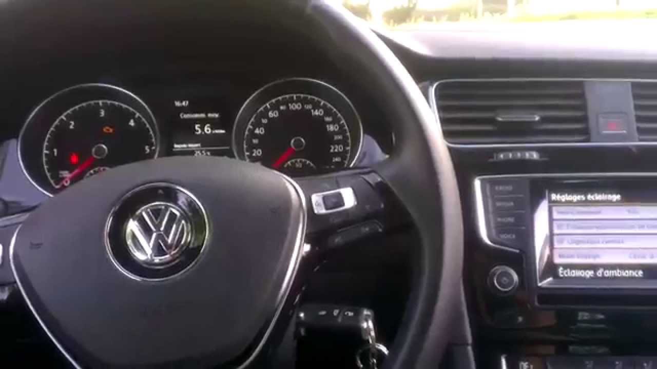 Volkswagen Golf 7 - Système ACC