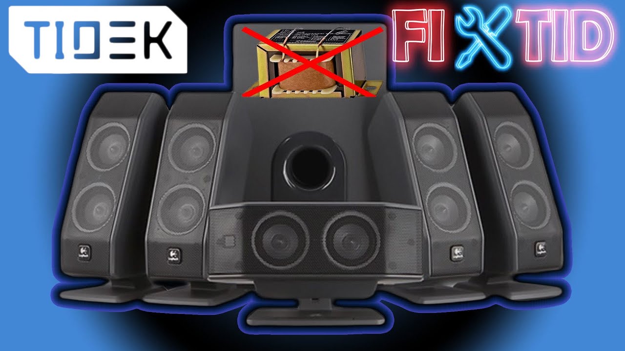 Logitech X540 i USZKODZONY TRANSFORMATOR #FixTid